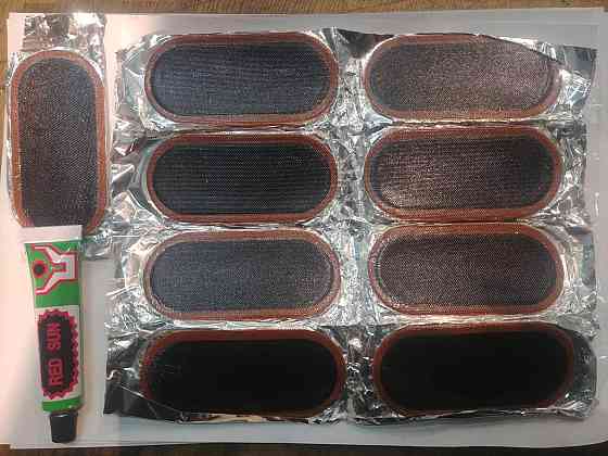 Ремкомплект камеры (9 латок, клей) Мукачево