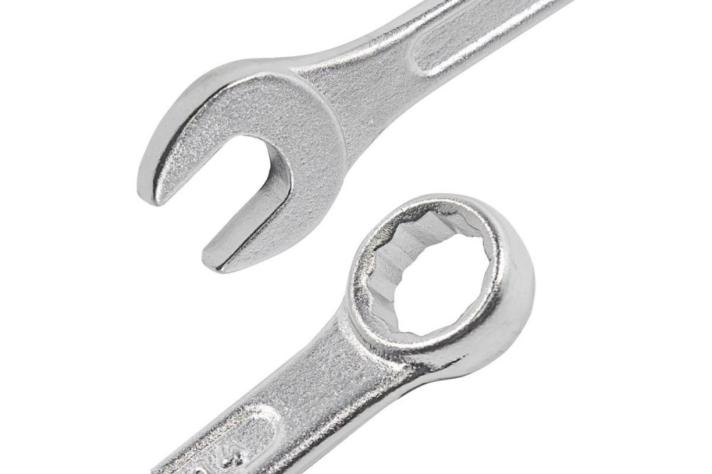 Набір ключів комбінованих 12 предметів (6-14,17,19,22 мм), у пластиковому тримачі POMOGIER POM-5123 Одеса - фото 4