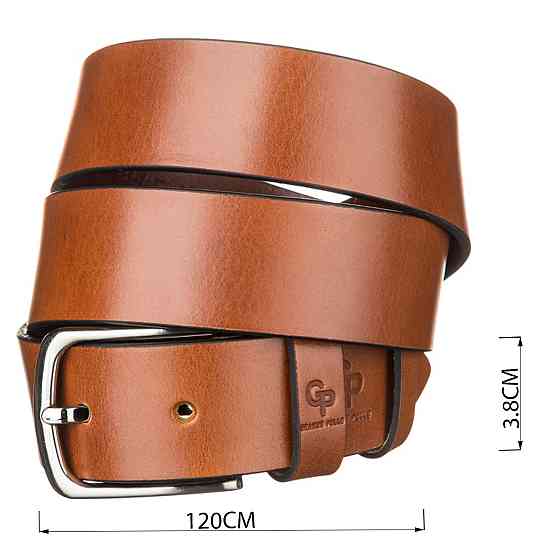 Ремінь чоловічий Grande Pelle 11060 Коричневий Київ