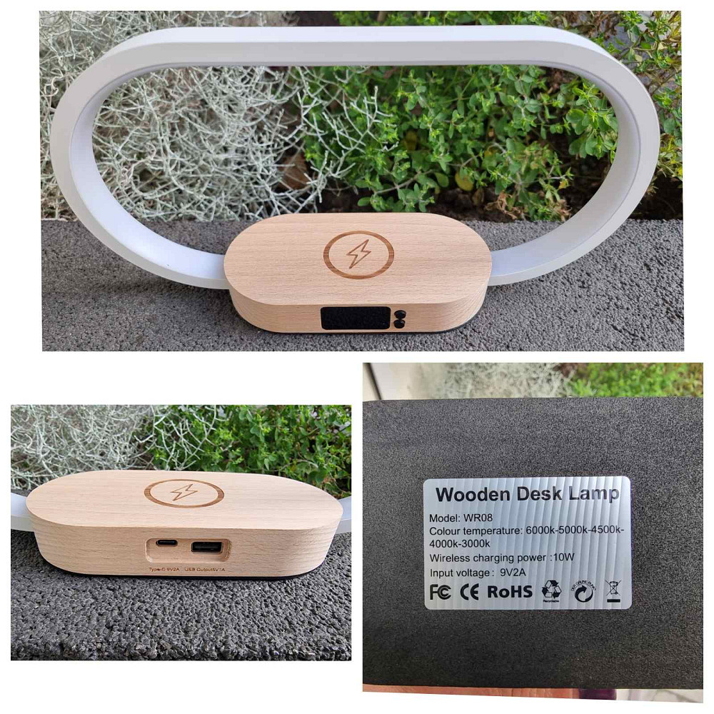 Безпровідна зарядка, нічник WR08 Луцьк - фото 2