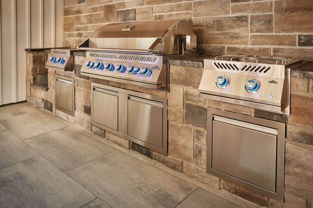 Сверхмощная двойная конфорка для встраивания с крышкой из нержавеющей стали Napoleon BIB18PBPSS-CE Код: 010717 Ровно - изображение 7