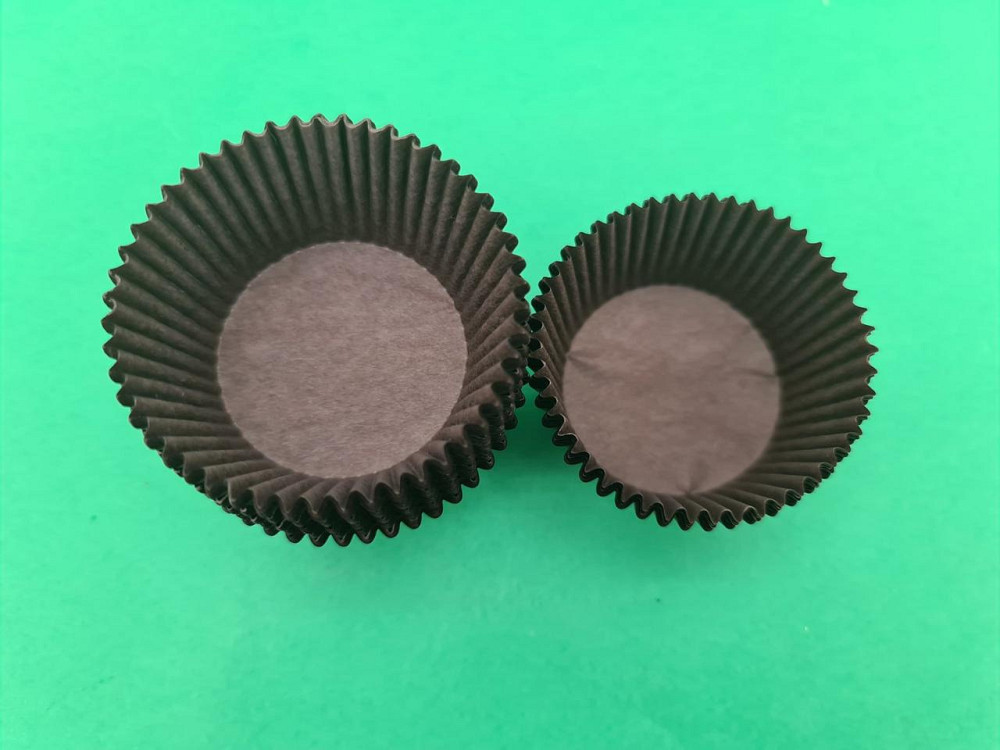 Тартолітка для кексів А7 "Кругла коричнева" D50 H30 (100 шт.) (1 уп.) Харків - фото 2