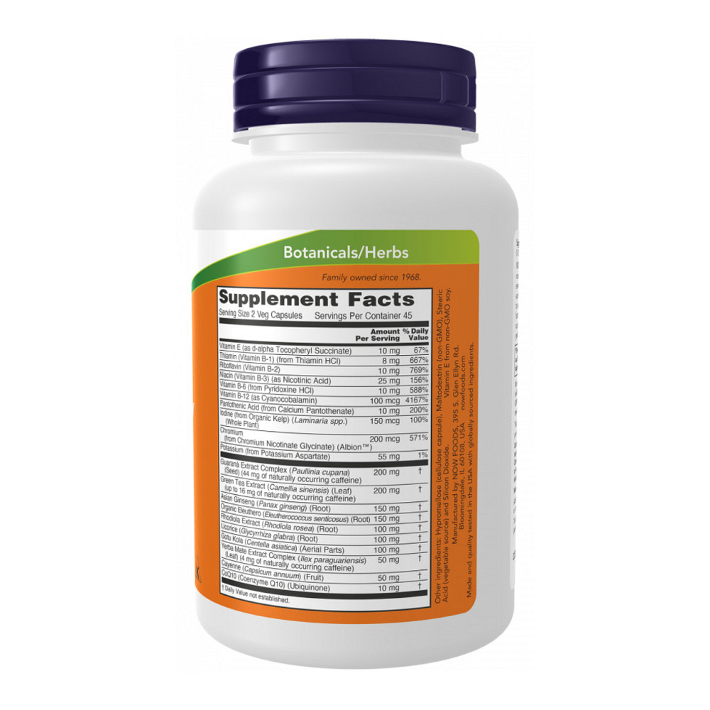 Энергетик Now Foods Energy 90 раст капс Киев - изображение 5
