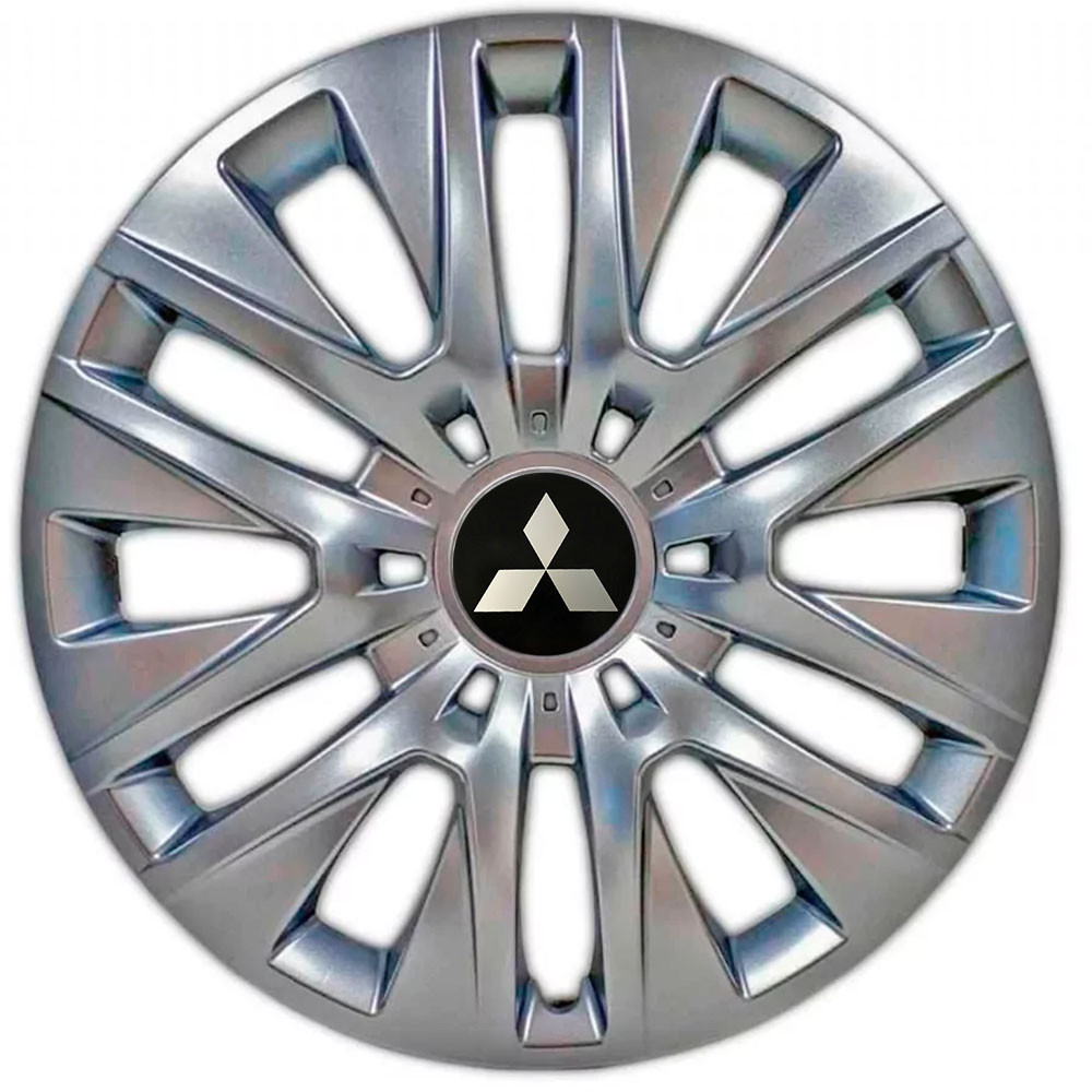 Автомобильные модельные колпаки R16 Mitsubishi 429 4шт, SJS, серебряные Киев - изображение 1