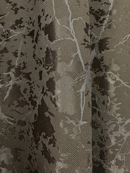 Комплект готових штор VR-Textil Льон мармур Royal Touch № 2008ш Сіро-коричневий 200х270 см 2 шт (32-482) Київ - фото 8