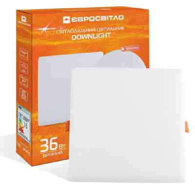 Светильник точечный Євросвітло LED-S-220-36 4200К без рамки Винница