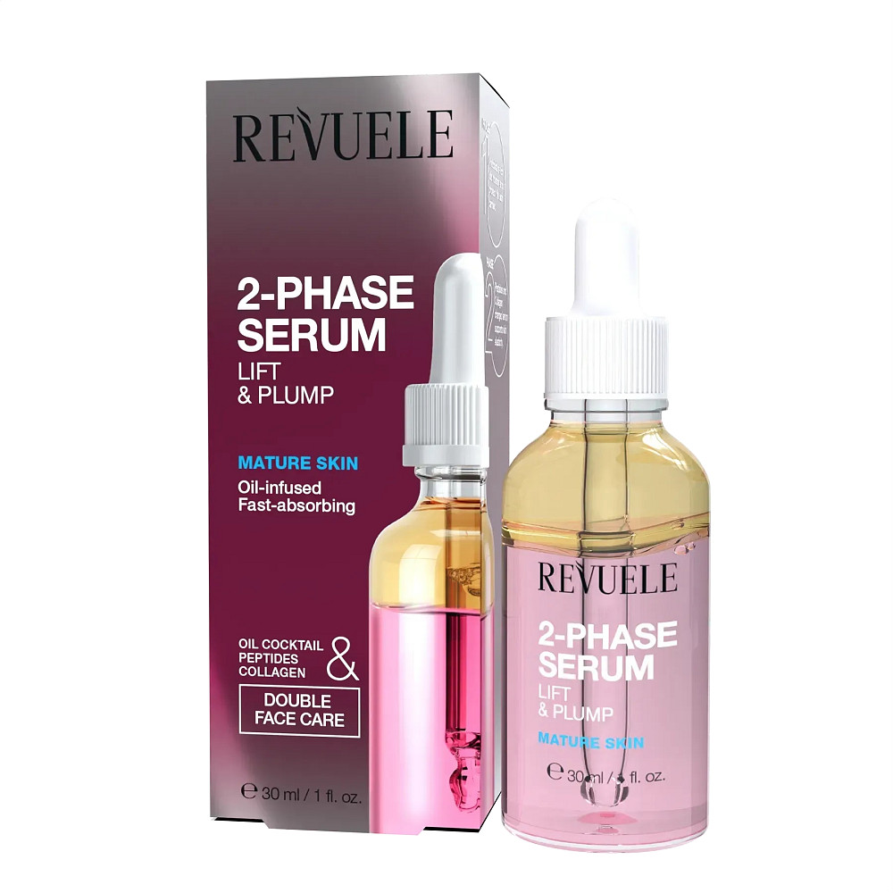 Двофазна сироватка для обличчя Ліфтинг-ефект REV 2-Phase Serum Revuele 30 мл Київ - фото 2