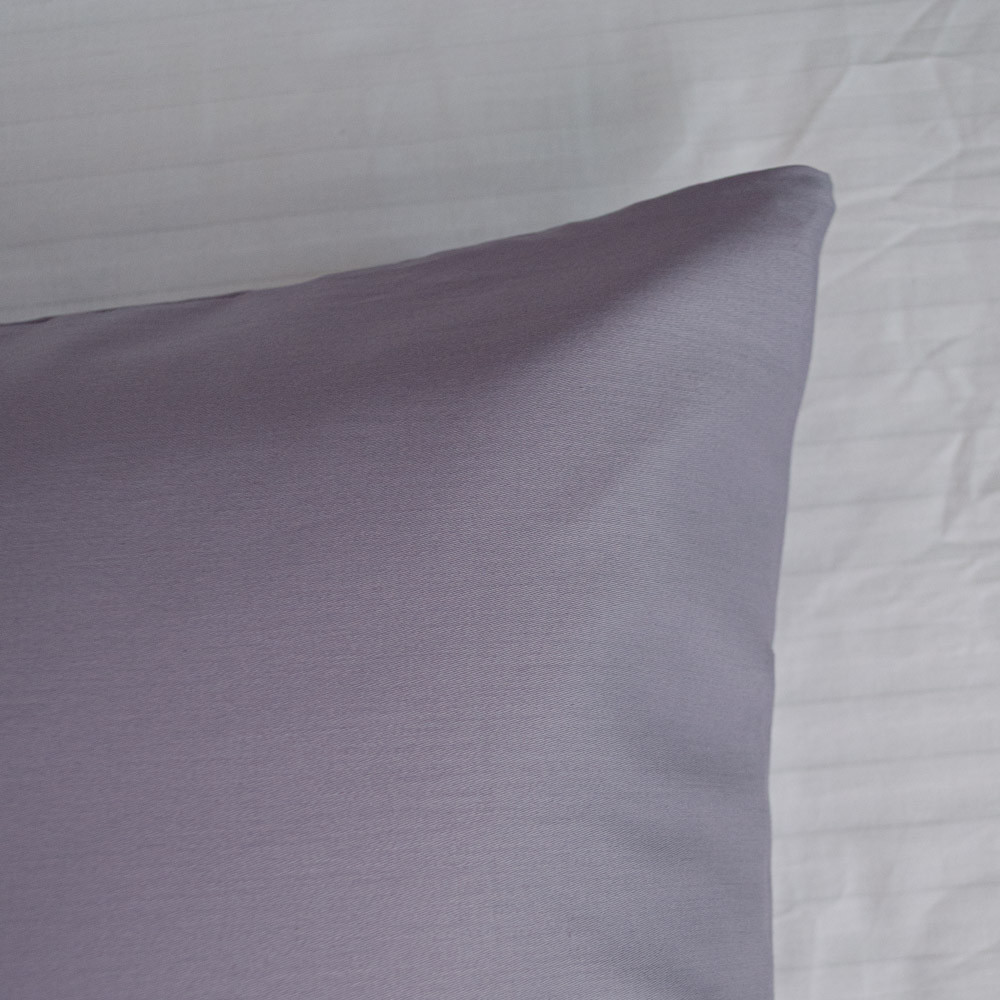 Наволочка на подушку 50х70 см сатин гладкокрашеный 135 г/м2 YouStar 1 шт. (Серый) Сумы - изображение 2