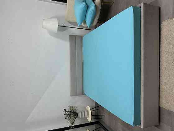 Ecotton Простирадло на резинці Ecotton 160х200 см фланель з бавовни Blue sky блакитний Киев