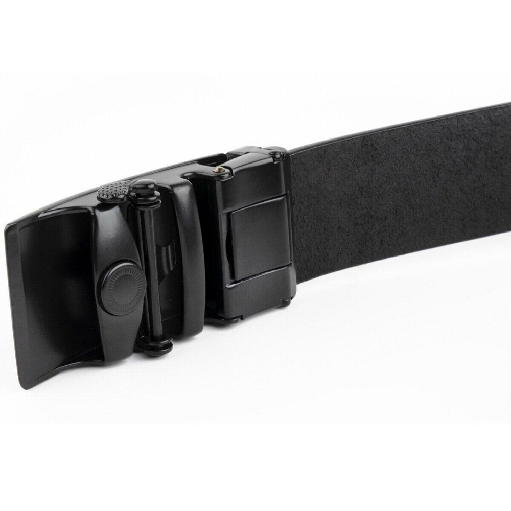 Ремінь чоловічий з затемненою пряжкою Vintage 20302 Чорний Київ - фото 6