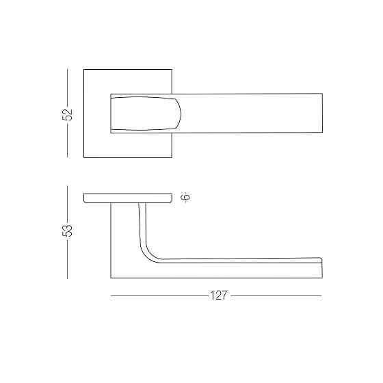 Ручка A-2010/E20 SN Матовый никель Киев