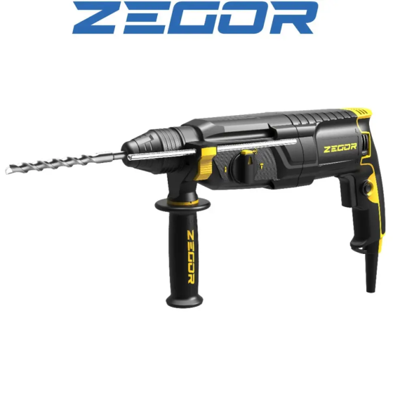 Перфоратор Zegor HPY-28QAVR PROFESSIONAL с DFR патроном прямой: 900 Вт, 3.2 Дж, SDS PLUS Киев