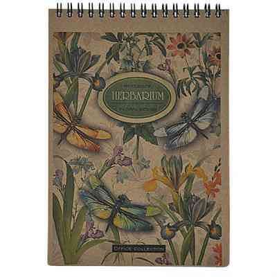 Блокнот Buromax spiral top, А5, 80sheets, KRAFT, square, perforation (BM.2471) Винница