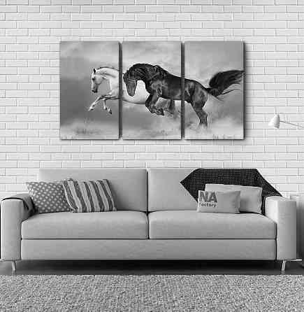 Модульна картина Природа Коні Art-40_3А Київ