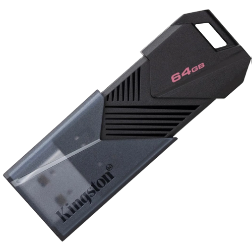 Флешка 64Гб USB 3.2 чорний DT Exodia Onyx Kingston Житомир - фото 2