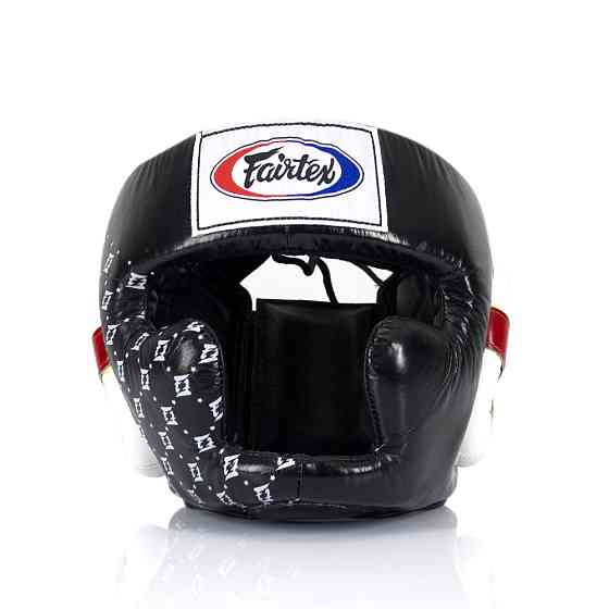 Боксерский шлем Fairtex HG10 Black M Киев
