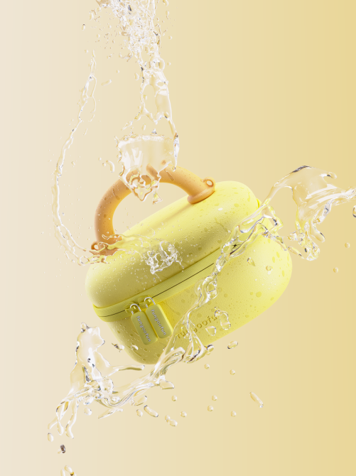 Сумка силіконова жіночий клатч на ремінці з ручкою водонепроникна сумочка Fungoofun, повсякденна, жовта Кам'янець-Подільський - фото 7