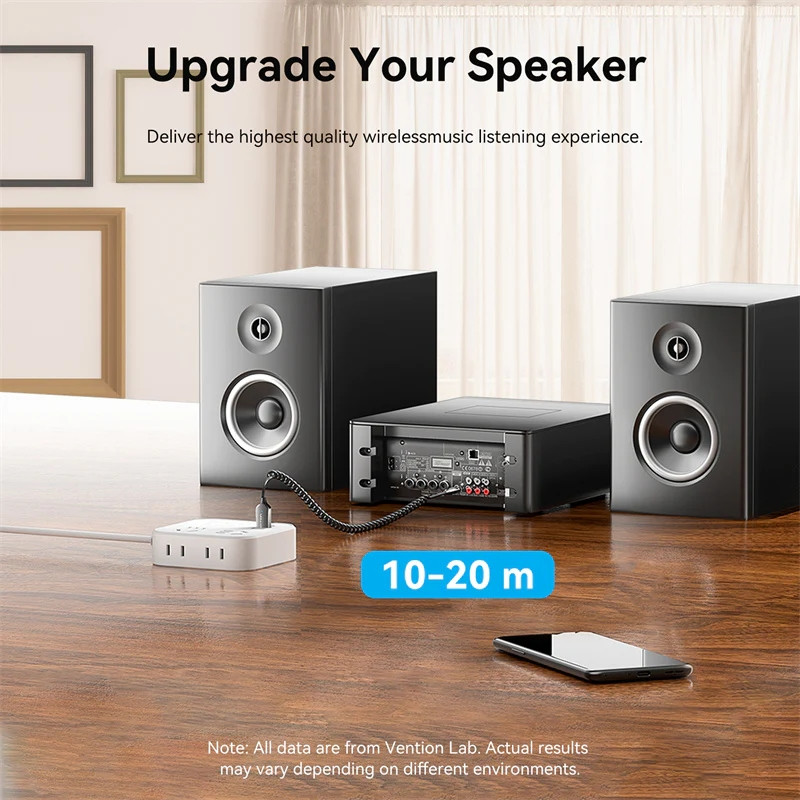 Автомобільний аудіоприймач AUX TRS 3.5мм USB Bluetooth 5.4 Coiled Cable 1.5M Gray Zinc Alloy Вінниця - фото 7