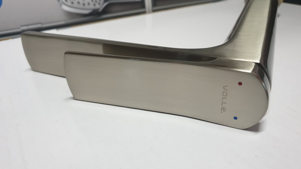 Змішувач для раковини високий Volle SOLO cepillado níquel нікель 1510.011302 Київ - фото 5