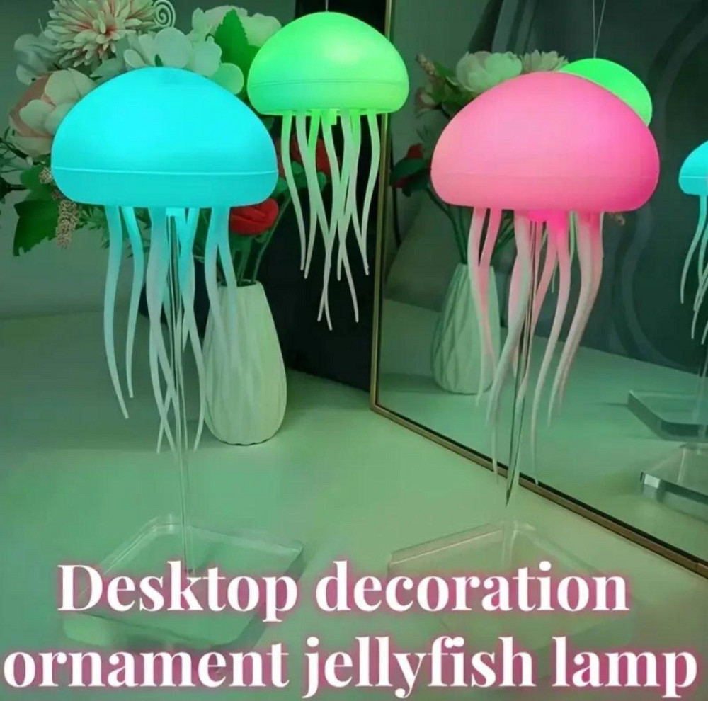 Лампа Медуза светодиодная декоративная 86 на 232 мм разноцветный Киев - изображение 7