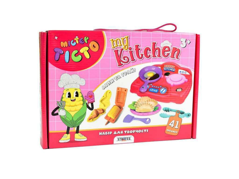 Набор для творчества Мистер тесто My Kitchen на украинском языке 41025 ТМ STRATEG Киев - изображение 1