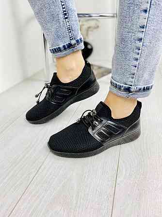 No brend Кросівки жіночі L-132 чорні (весна-літо, сітка) (1500) Коломыя