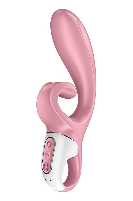 Смарт вібратор-кролик Satisfyer Hug Me Pink, 2 мотори, діаметр 4,2см, широка кліторальна частина Sex Aura Київ - фото 2