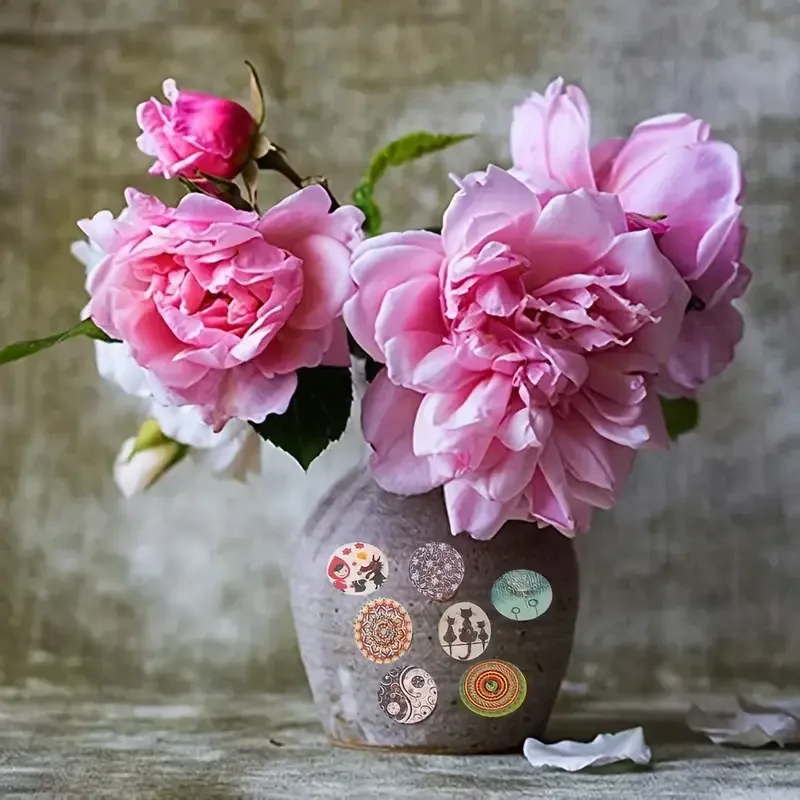 Набір дерев’яних ґудзиків 50 шт – різні розміри й кольори для шиття та декору Київ - фото 3