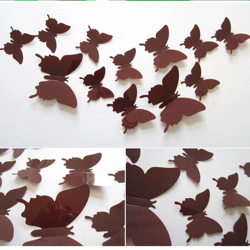 Коричневые бабочки для дома - 12шт. Киев - изображение 2