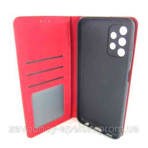 Чохол книжка Підставка Samsung A13 A135 шкіряний (червоний) Одеса