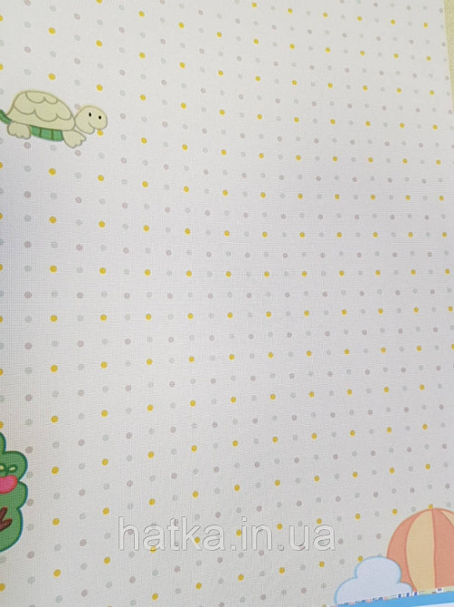 Шпалери вінілові на флізеліні AdaWall Ada Kids метрові дитячі герої Луні тюнз комікси на салатовому тлі Київ - фото 3