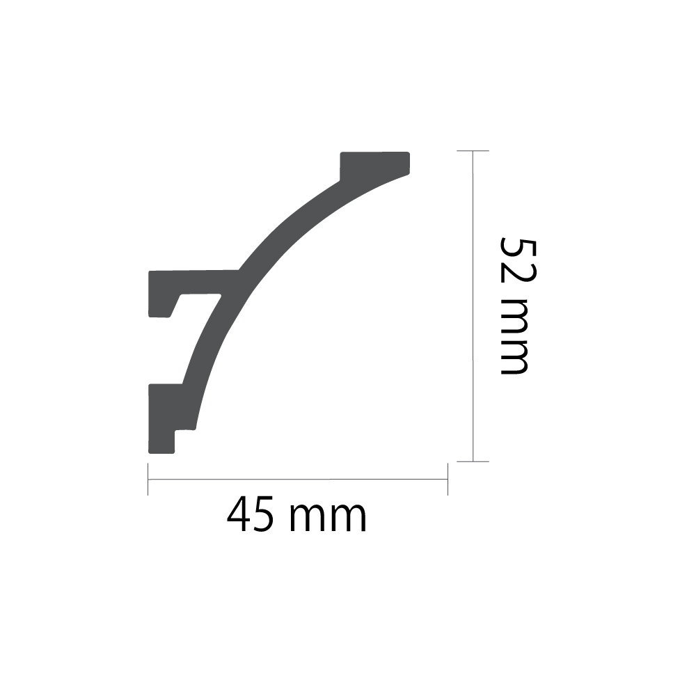 Карниз полімерний для LED освітлення Grand Decor KH 904 Дніпро - фото 6