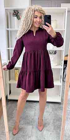 Женское базовое повседневное платье микро вельвет Марсал, 42/44 Одесса