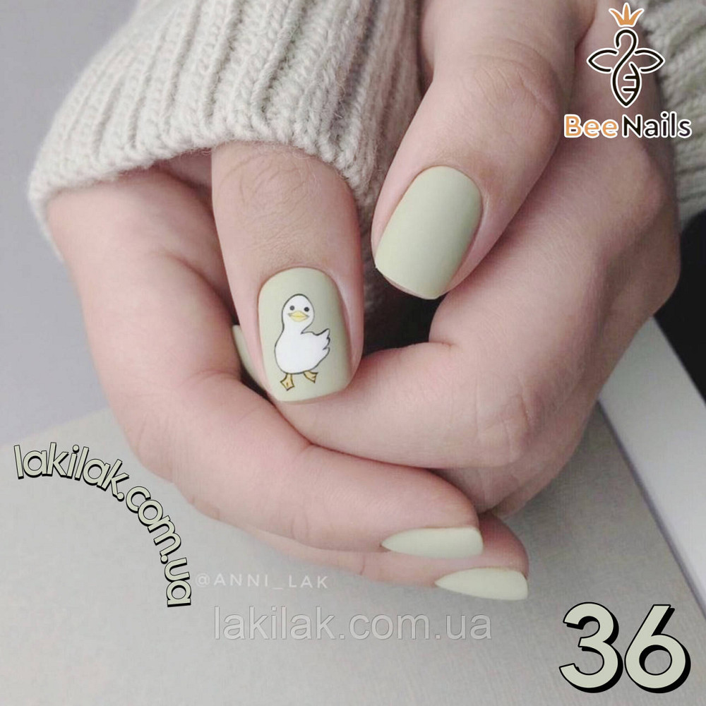 Гель-лак для нігтів Bee Nails 036 (світлий фісташковий) 8мл Херсон - фото 1