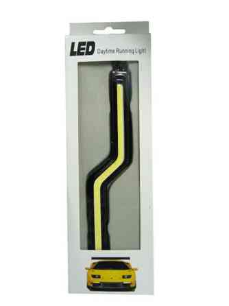 Ходові вогні HeadLight DRL COB 18CM суцільне світло вигнуті WHITE Харків