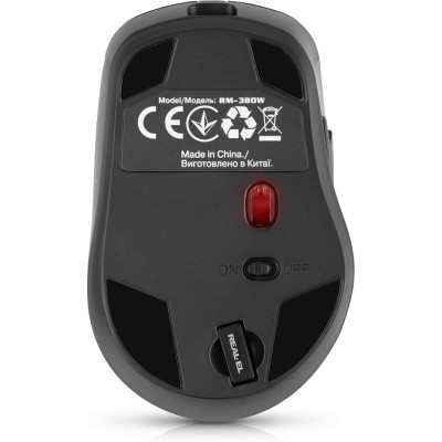 Мышка REAL-EL RM-380W Wireless Black (EL123200057) Винница - изображение 3