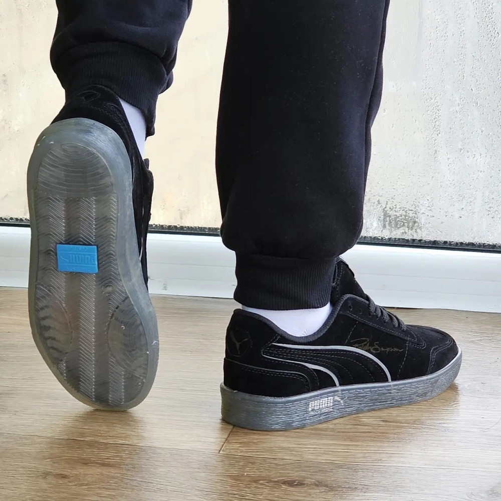 Кросівки Чоловічі Puma Чорні Замшеві Пума (розміри: 40,41,42,43,44) - 37-1 Дніпро - фото 6
