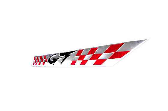 Наклейка логотип GT (14.5x2.5см) (#4516) Мукачево