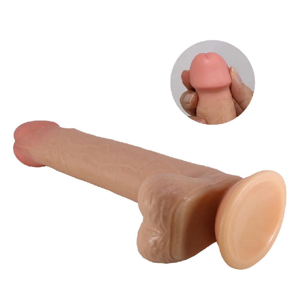 Фаллоимитатор на присоске, с эффектом скользящей кожи LyBaile - Tallen Sliding Skin 8.7”, BW-008117LP Sex Aura Киев - изображение 8