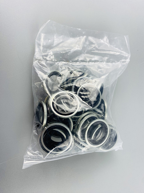 Шайба з гумовим кільцем NBR всередині 16 мм, для гідравліки, олії, води, повітря. Мукачево - фото 4