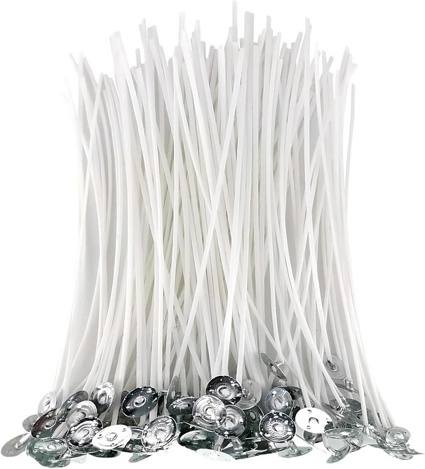 Вощений фитиль для свічок, комплект 100 шт, 12 см Київ - фото 7