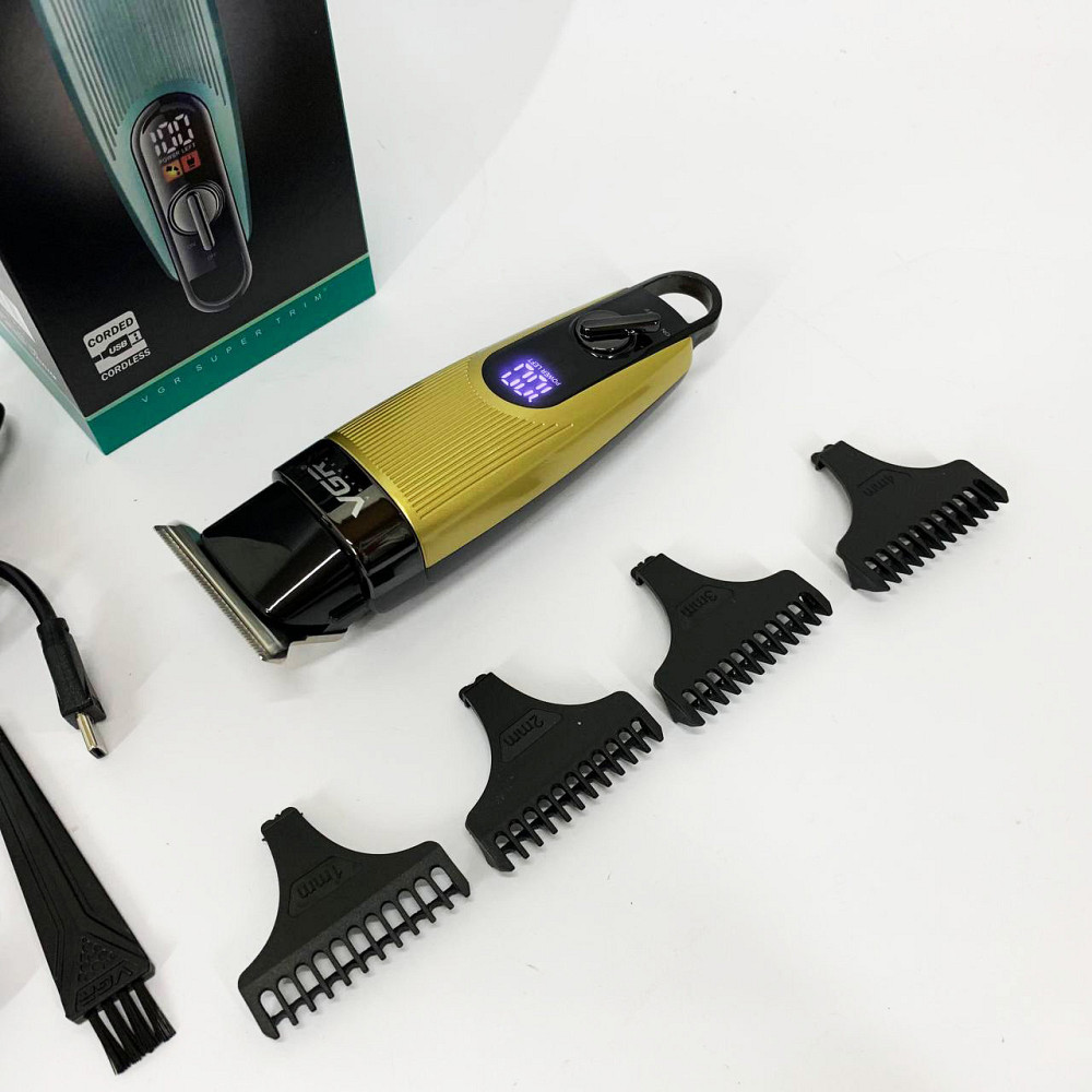 Домашня машинка акумуляторна для стрижки волосся, Тример з регульованою довжиною, Тример бездротовий YH-21 Львів - фото 1