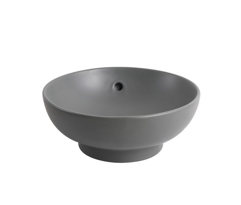 Раковина накладна Mixxus Premium TOPPER-0201 GRAY 410x410x165mm з переливом   ( MP6649 ) 34726 Харьков - изображение 10