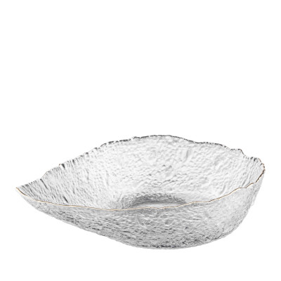 Салатник Ardesto Leaf 21.5см, скло, прозорий (AR5009) Вінниця - фото 1