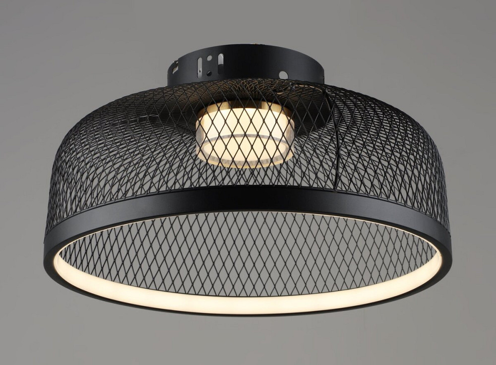 VALESO Люстра світлодіодна в стилі лофт VALESO B /56W BK+GD Коломия - фото 4