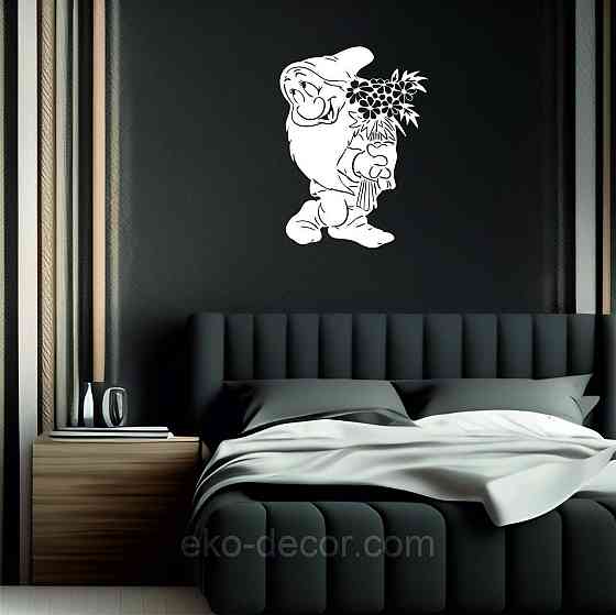 Декоративное настенное Панно «Гномик», Декор на стену 110*80 см Киев