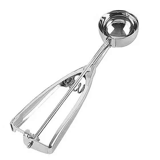 Кругла ложка для морозива 22×6,5 см з нержавіючої сталі HP-19-20-6.5x22.8CM Коломия