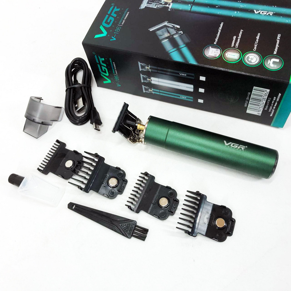 Аккумуляторный универсальный триммер для стрижки VGR, Беспроводной триммер для стрижки волос TF-60 Львов - изображение 4