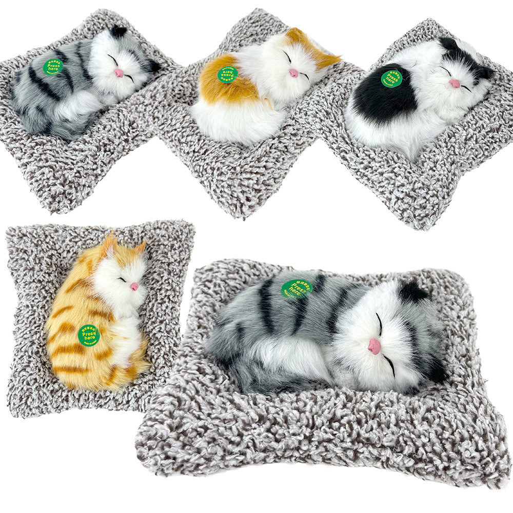 Игрушка Кошечка спит и мяукает Киев - изображение 1