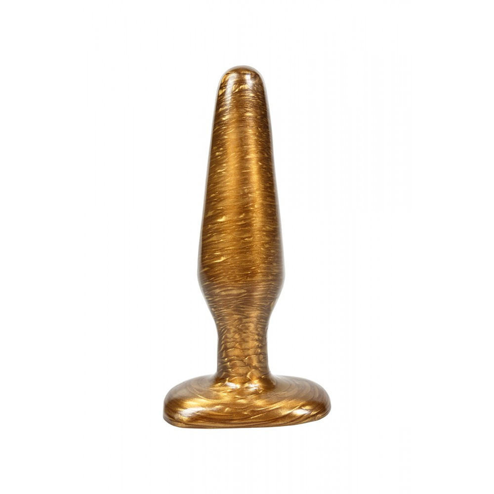 Анальная пробка золотая Chisa Dark Muscle Hiney Rod M Sex Aura Киев - изображение 2